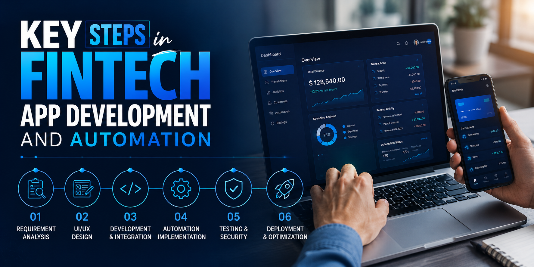 Key Steps in Fintech App Development and Automation