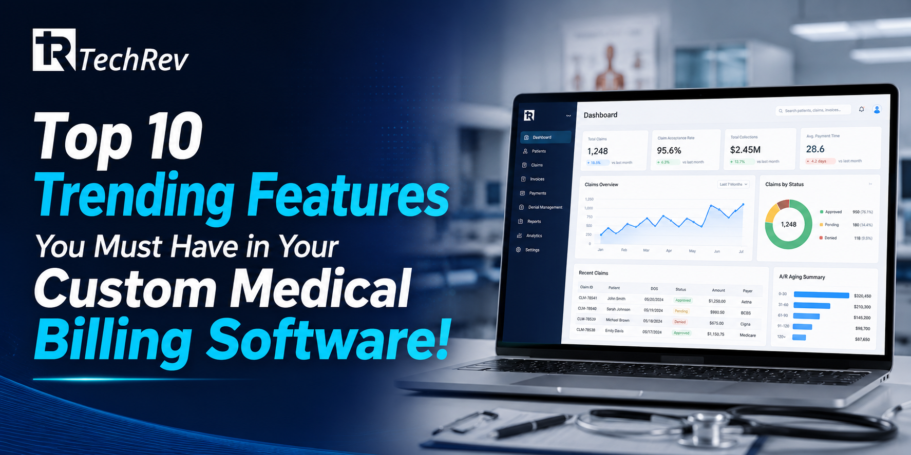 Top 10 Trending Features You Must Have in Your Custom Medical Billing Software!