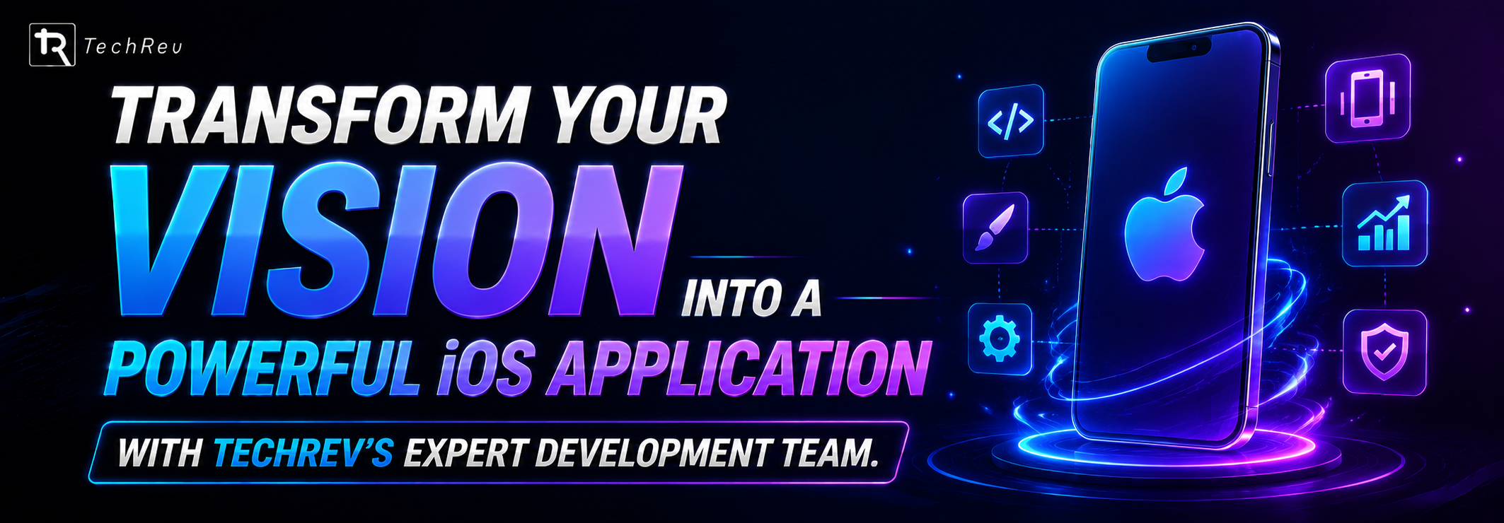 Transform your vision into a powerful iOS application with TechRev's expert development team.