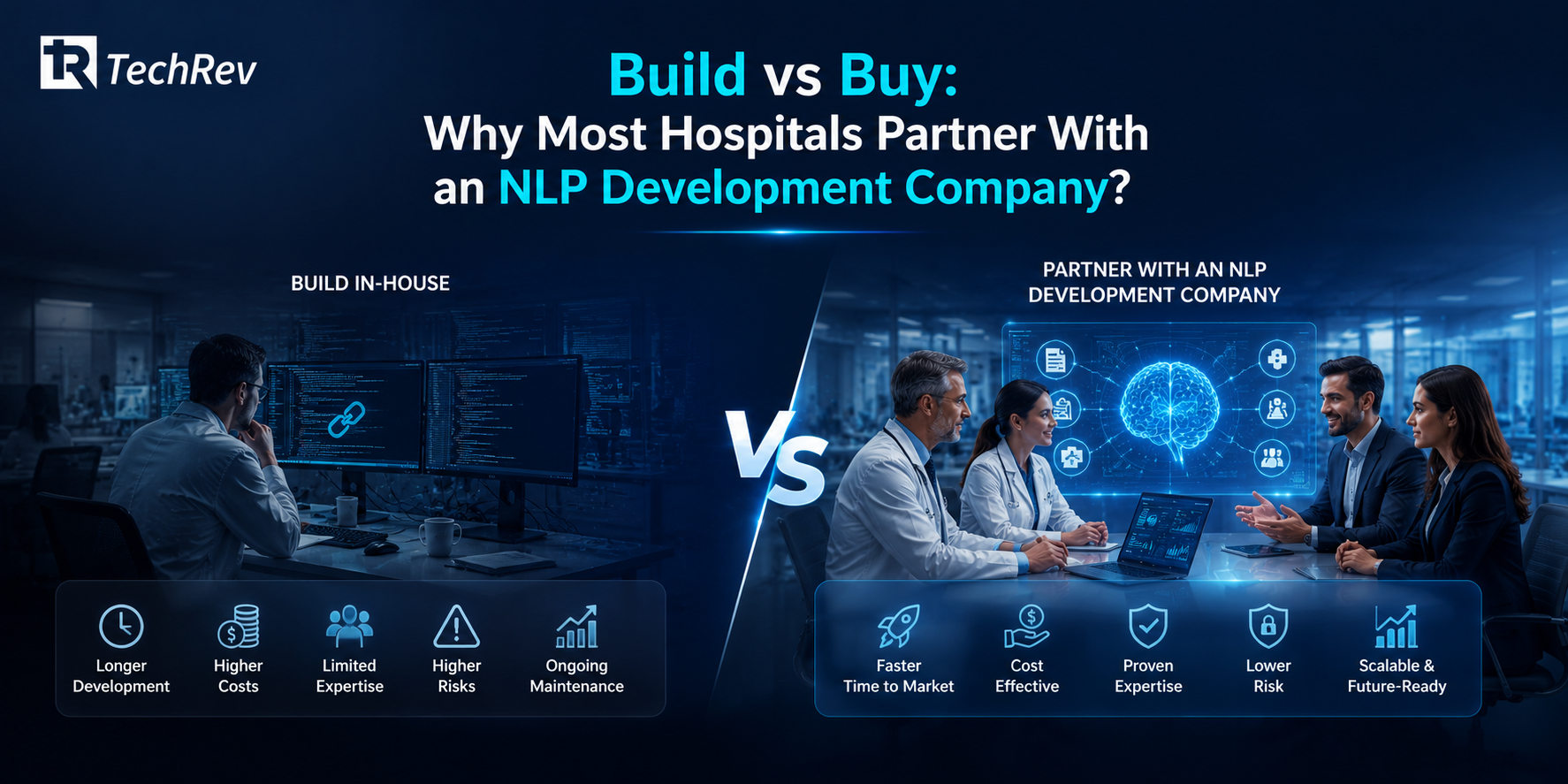 Build vs Buy Why Most Hospitals Partner With an NLP Development Company