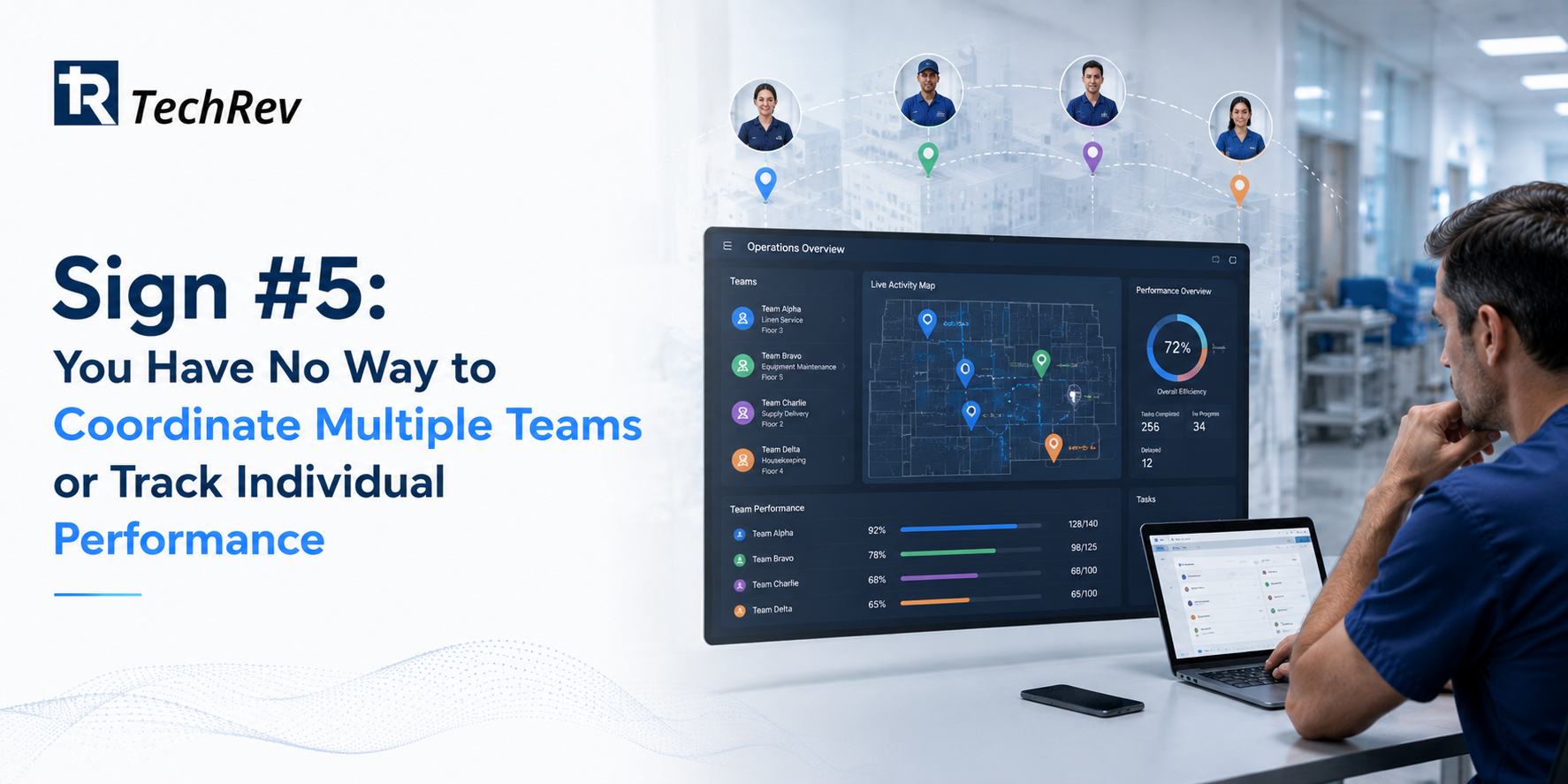 Sign #5: You Have No Way to Coordinate Multiple Teams or Track Individual Performance