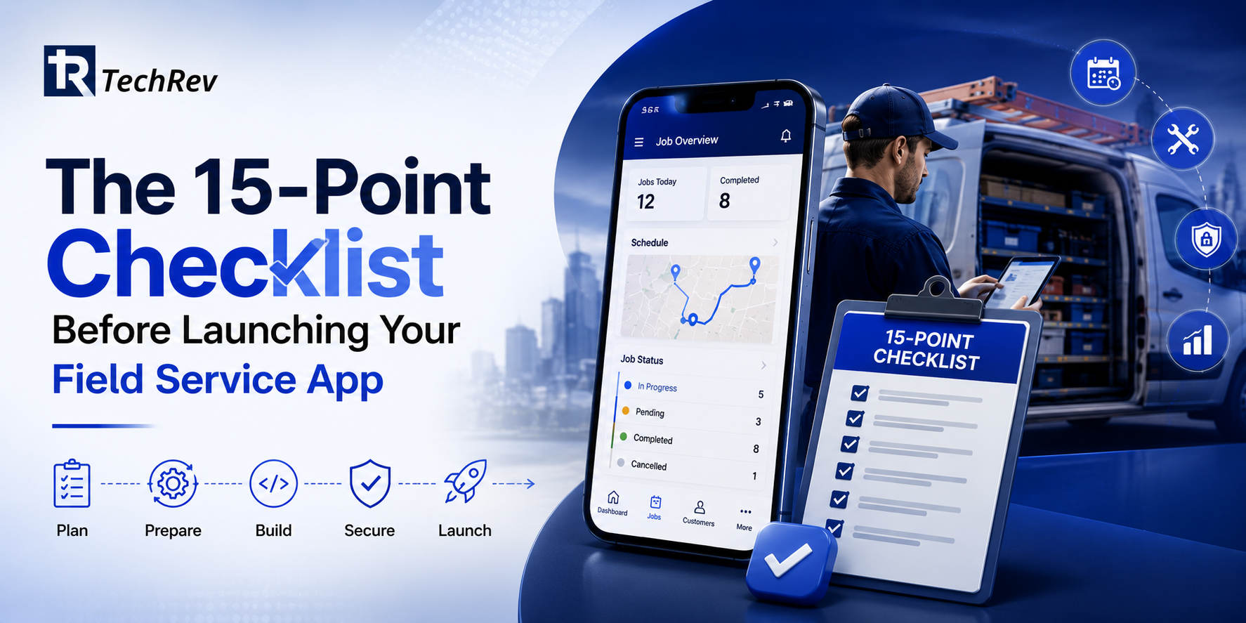 The 15-Point Checklist Before Launching Your Field Service App