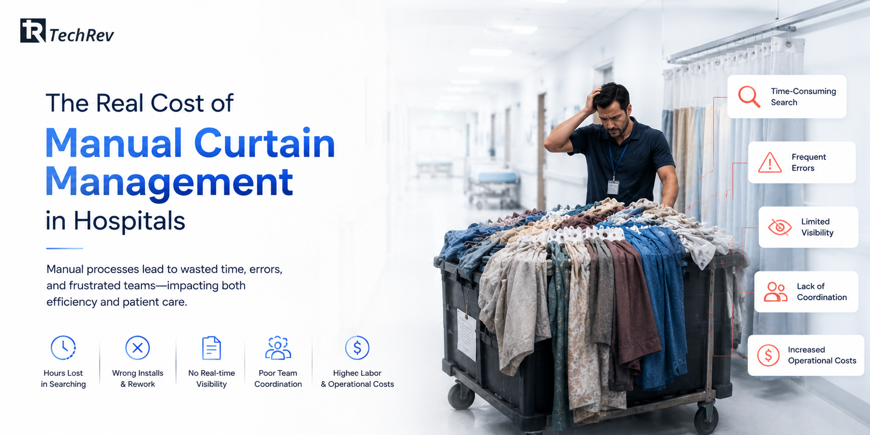 The Real Cost of Manual Curtain Management in Hospitals