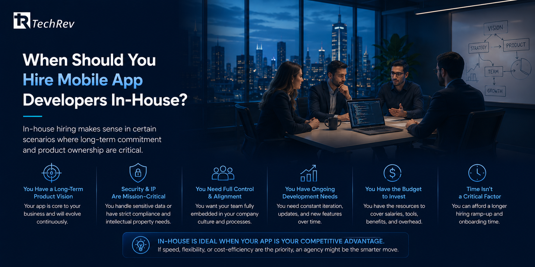 When Should You Hire Mobile App Developers In-House