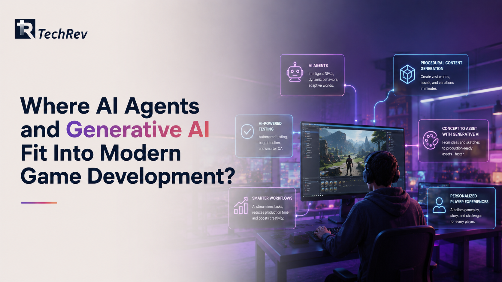 Where AI Agents and Generative AI Fit Into Modern Game Development