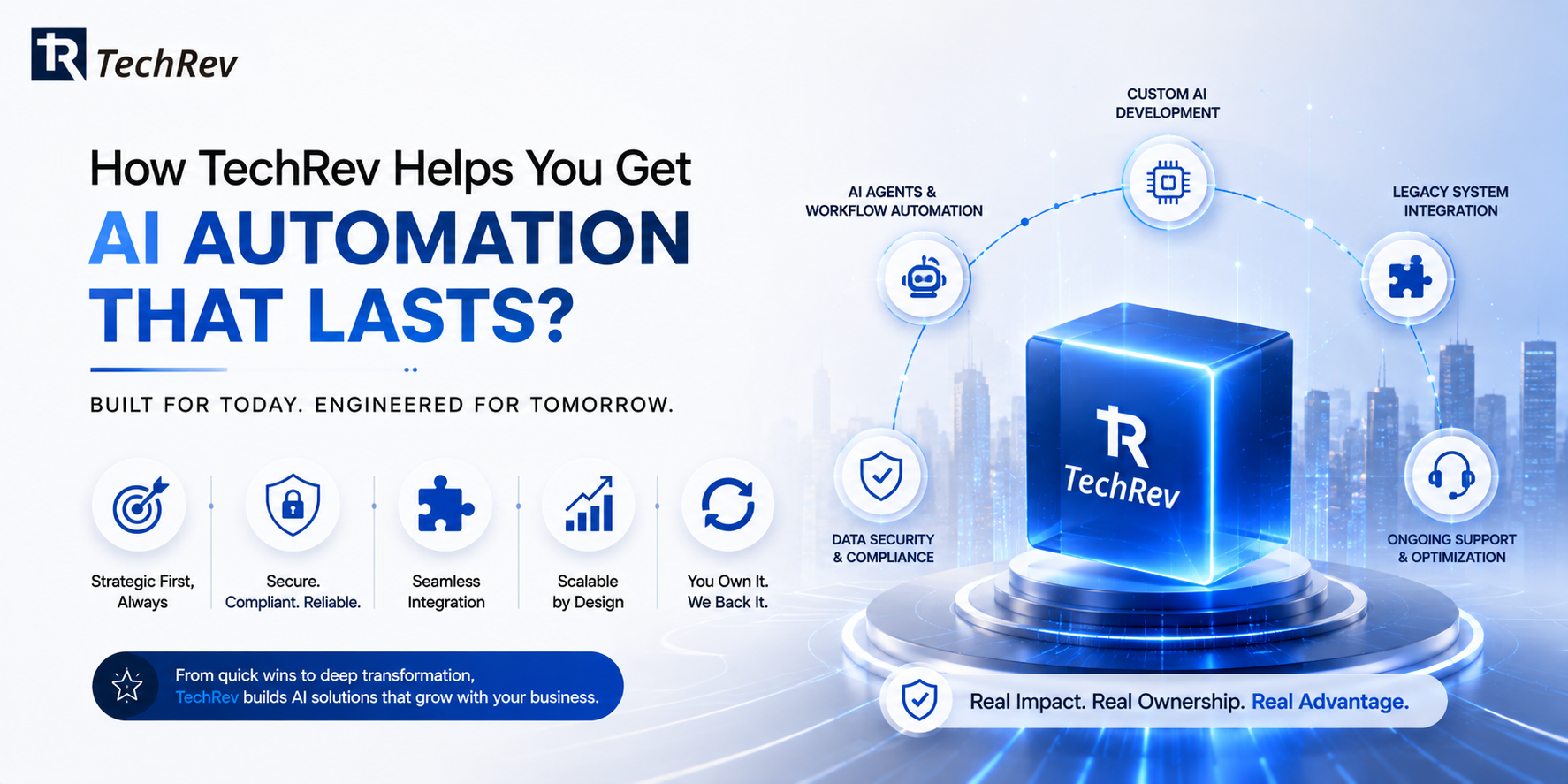 How TechRev Helps You Get AI Automation That Lasts?