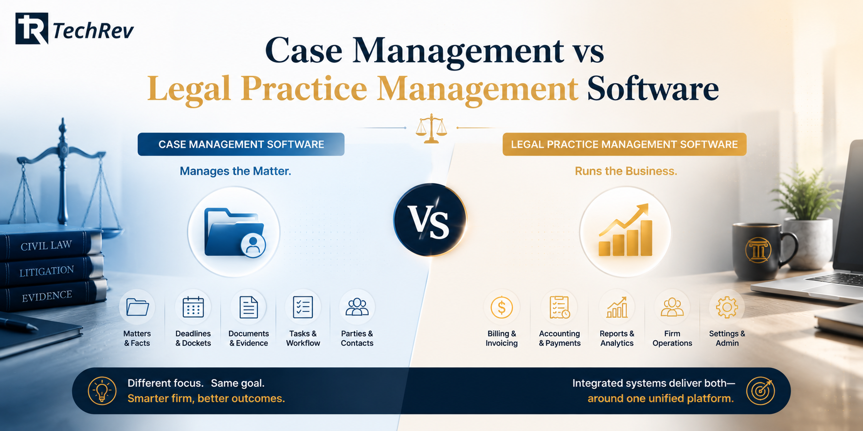 Case Management vs Legal Practice Management Software